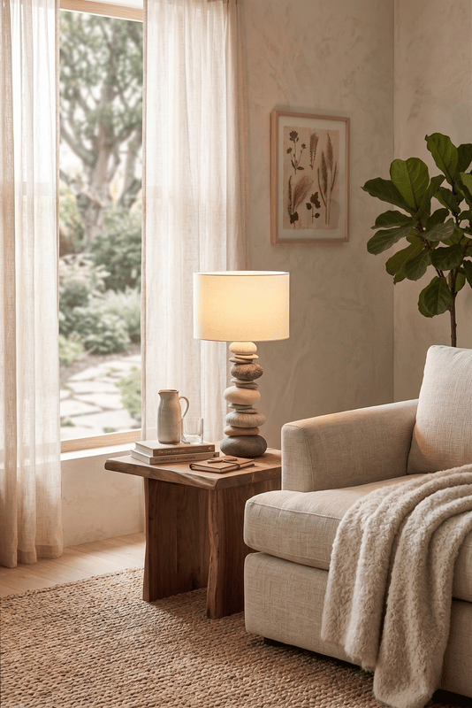 Stone Lamp