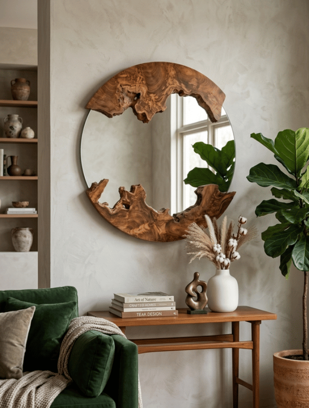 Sanur Round Mirror