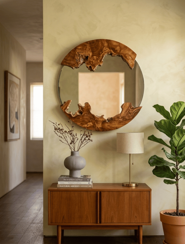 Sanur Round Mirror