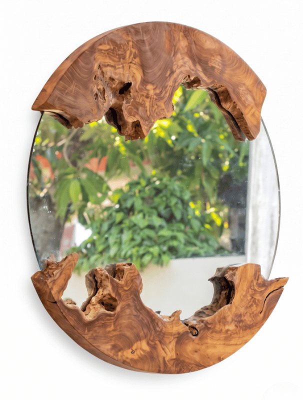 Sanur Round Mirror