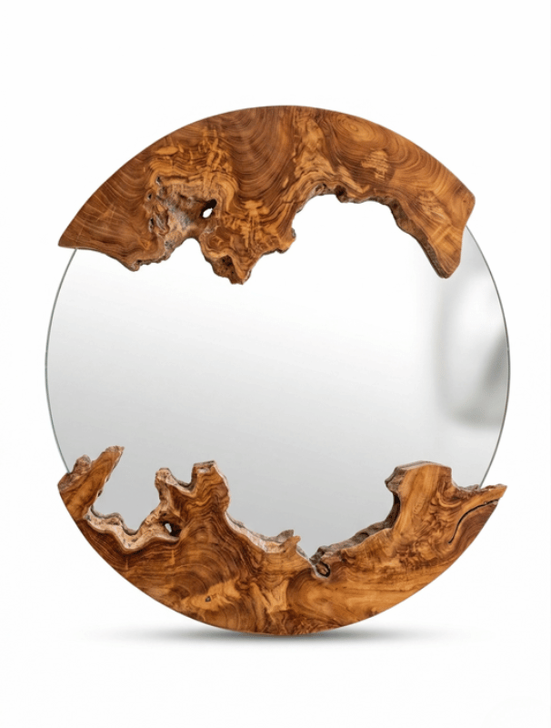 Sanur Round Mirror