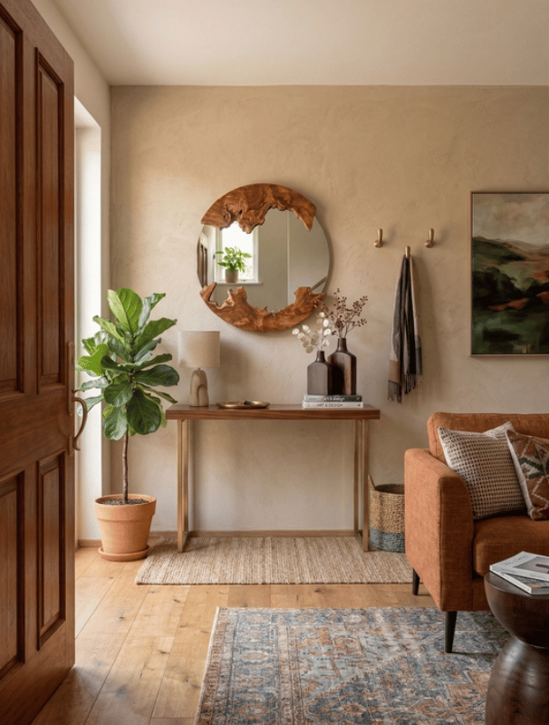 Sanur Round Mirror