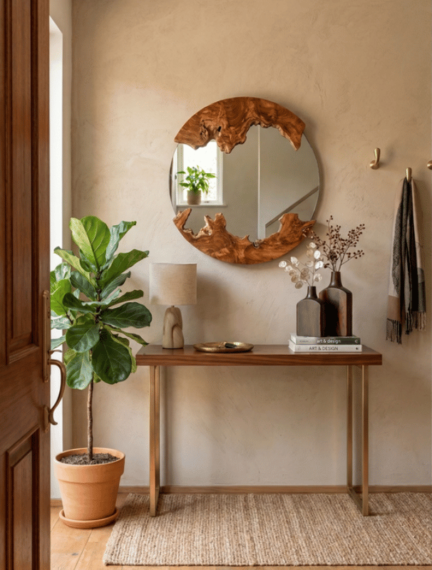 Sanur Round Mirror