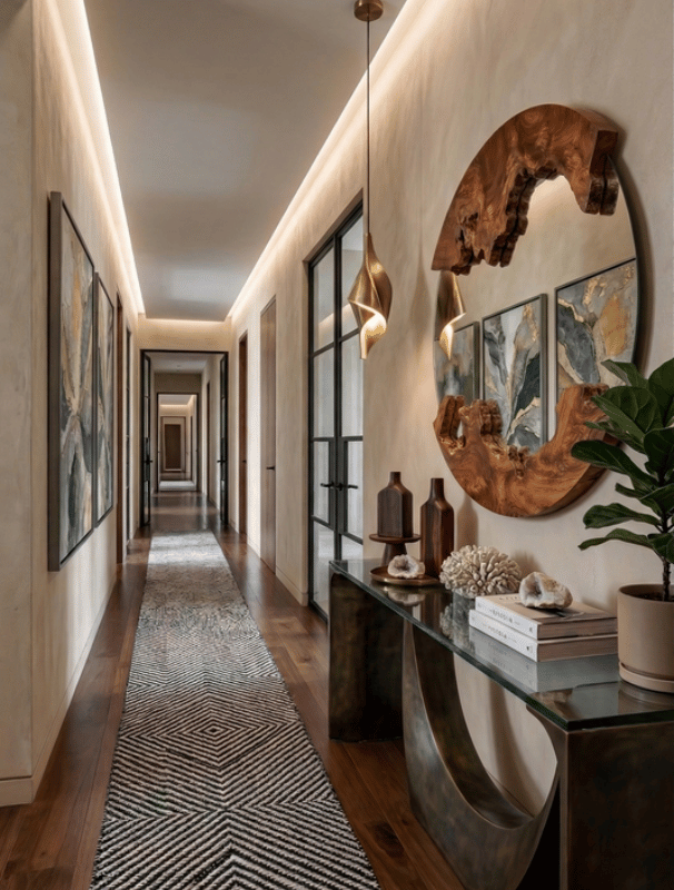 Sanur Round Mirror