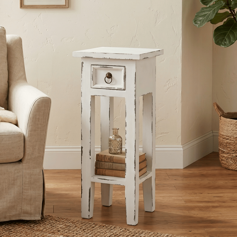 Arizona Tall Off-White Side Table