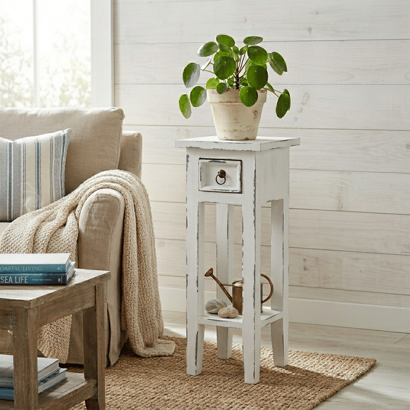 Arizona Tall Off-White Side Table