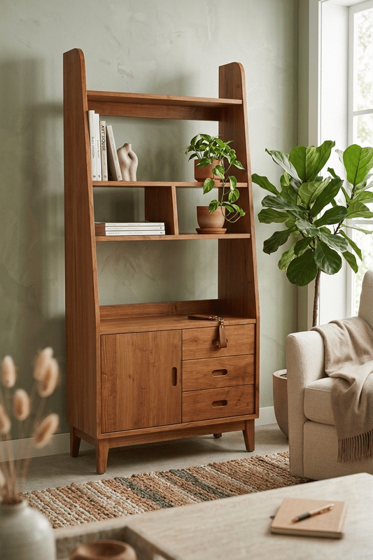 Havana Teak Book shelf