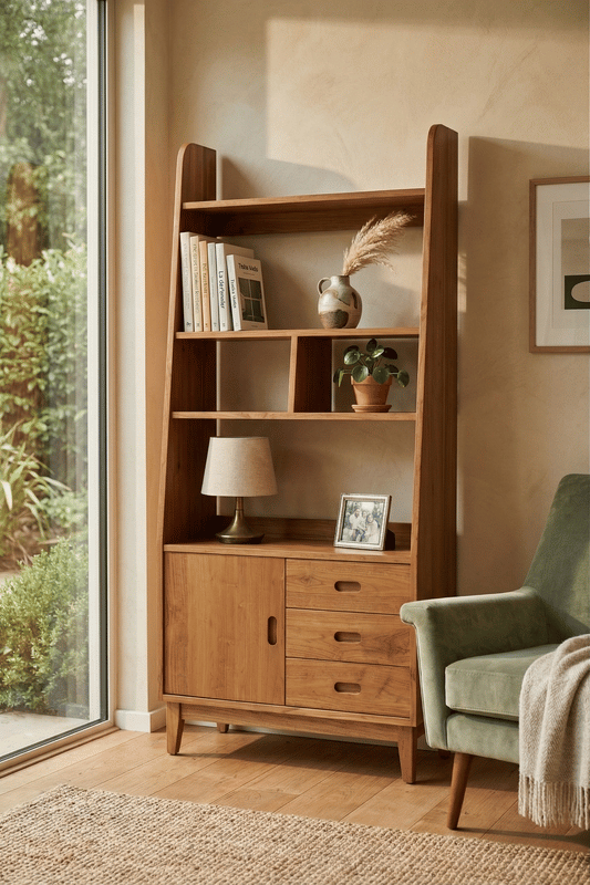 Havana Teak Book shelf