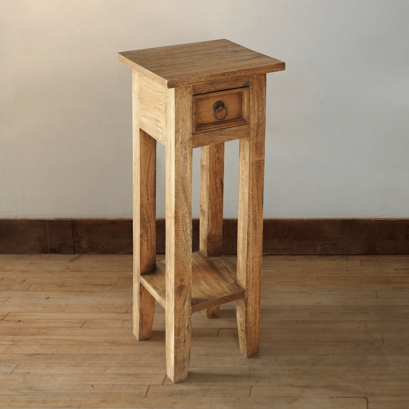 Arizona Tall Brown Side Table