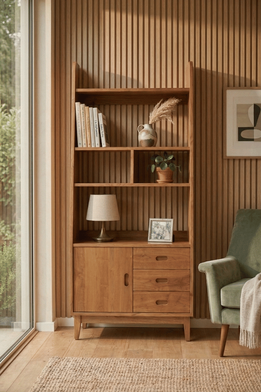 Havana Teak Book shelf