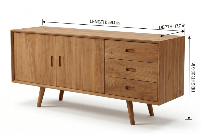 Avana Teak Console