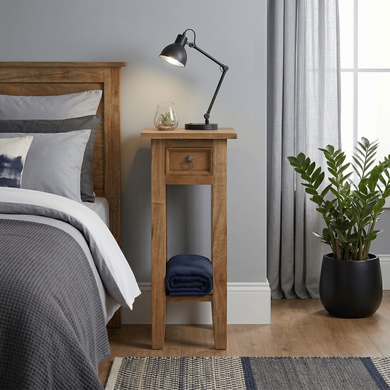 Arizona Tall Brown Side Table