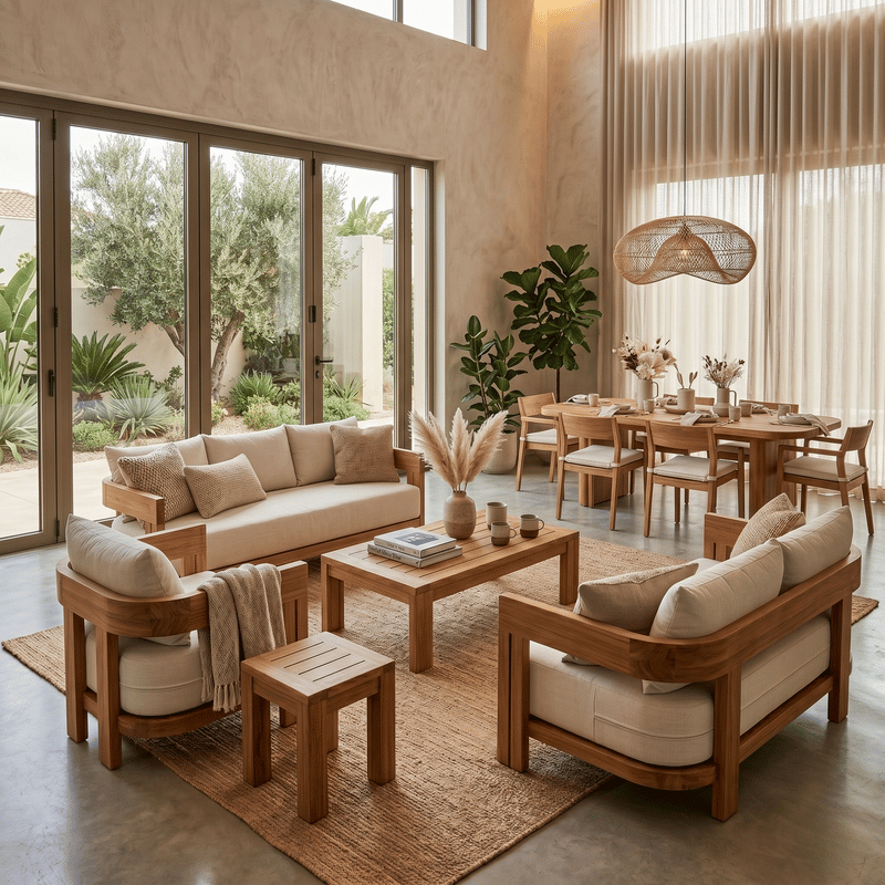 Nagoya Teak Living Room Collection