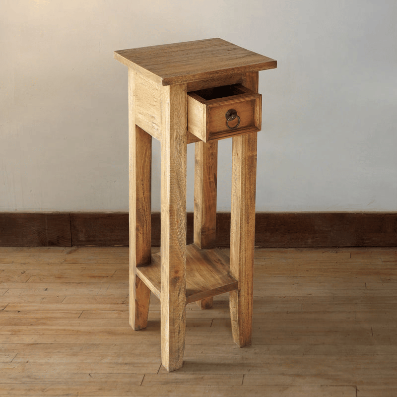 Arizona Tall Brown Side Table
