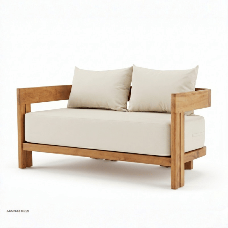 Nagoya Teak Loveseat