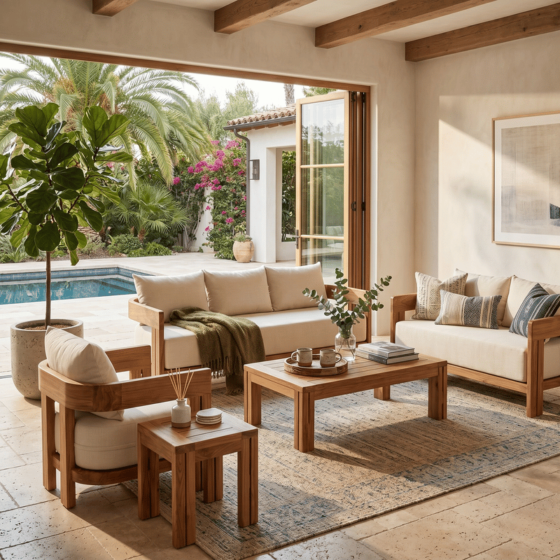Nagoya Teak Living Room Collection