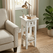 Arizona Tall Off-White Side Table