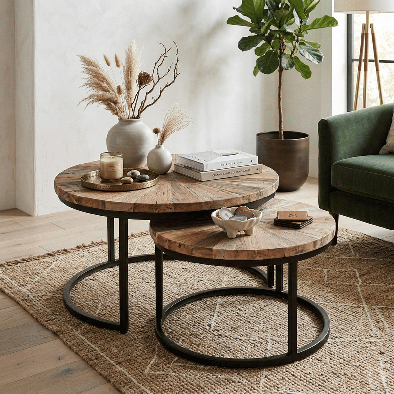 Java Round 2 pc Table Set