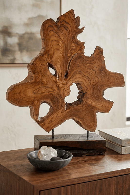 Leaf Wooden Stand