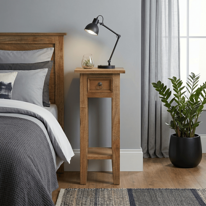 Arizona Tall Brown Side Table