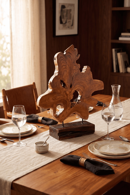 Leaf Wooden Stand