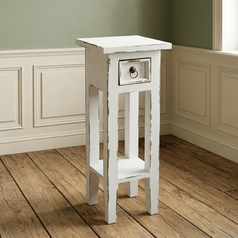 Arizona Tall Off-White Side Table