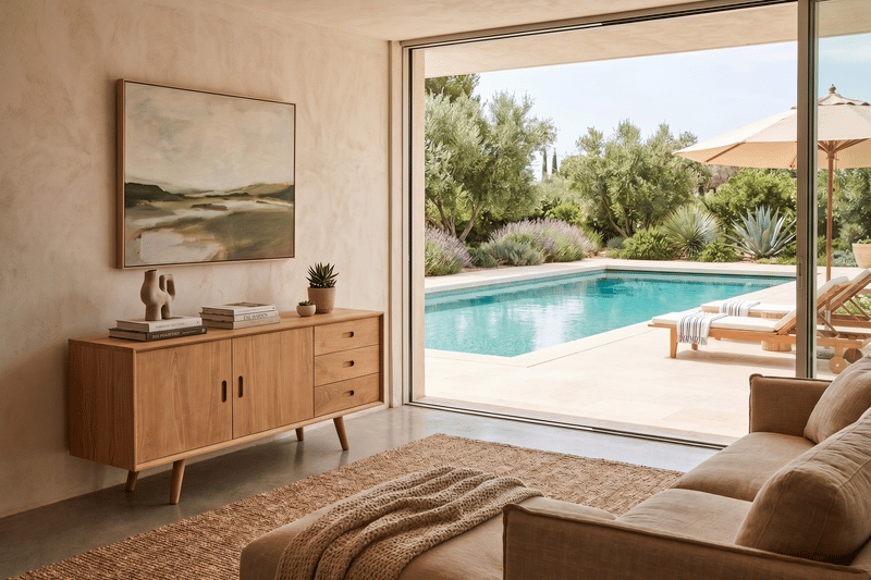 Avana Teak Console