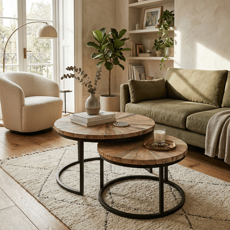 Java Round 2 pc Table Set