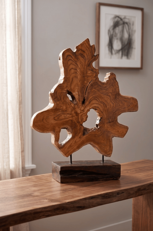 Leaf Wooden Stand