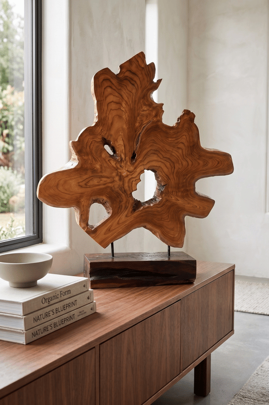 Leaf Wooden Stand