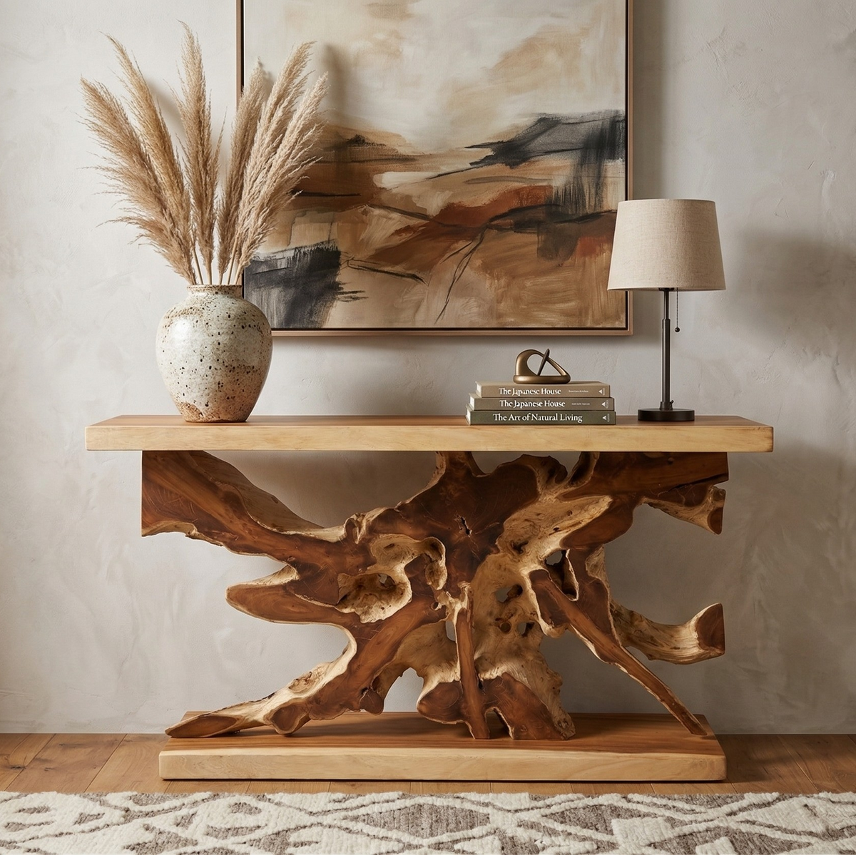 Aramis Light Teak Console